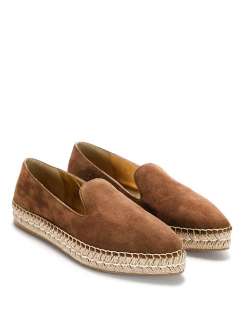 prada suede espadrilles